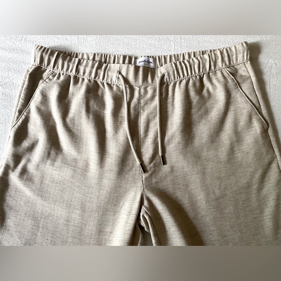 Goodfellow & Co Linen Cotton Polyester Pants Size XL Elastic Drawstring Waist - Picture 5 of 10